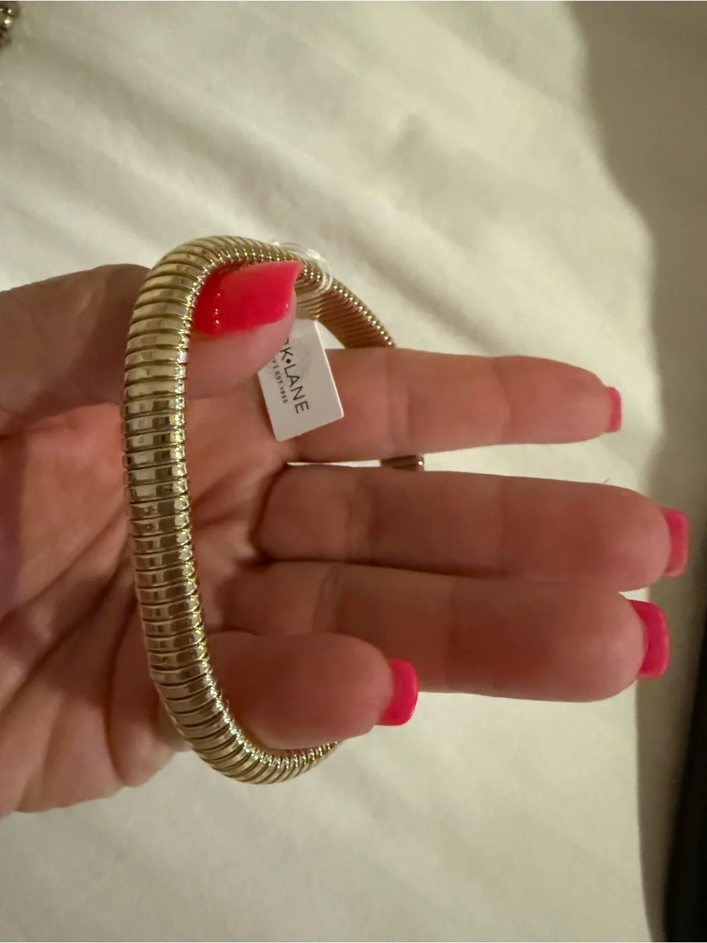 Park Lane Gold Stretch Embraceable Coil Bracelet - Gold